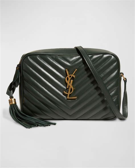 ysl green camera bag|YSL camera bag with pocket.